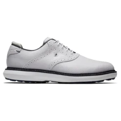 FootJoy Men's Traditions Spikeless Golf Shoes -Cheap The Tee Crest Store footjoy traditions spikeless golf shoes white 01 77263.1678140730