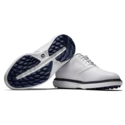 FootJoy Men's Traditions Spikeless Golf Shoes -Cheap The Tee Crest Store footjoy traditions spikeless golf shoes white 06 86868.1678140732