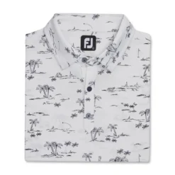 FootJoy Tropic Golf Print Lisle Self Collar Polo 21 FootJoy Tropic Golf Print Lisle Self Collar Polo -Cheap The Tee Crest Store footjoy tropic golf print lisle self collar polo white black 04 49339.1673906903