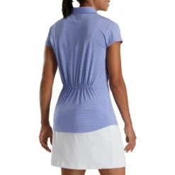 FootJoy Women's Cap Sleeve Tonal Stripe Polo -Cheap The Tee Crest Store footjoy womens cap sleeve tonal stripe polo violet 02 81407.1673907046