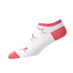 FootJoy Women's ComfortSof Low Cut Martini Print Fashion Sock -Cheap The Tee Crest Store footjoy womens comfortsof low cut martini print fashion sock white orange 01 99457.1671653579