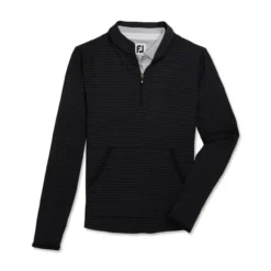 FootJoy Women's Half-Zip Tonal Stripe Mid-Layer -Cheap The Tee Crest Store footjoy womens half zip tonal stripe mid layer black 01 70047.1676592749