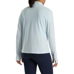 FootJoy Women's Half-Zip Tonal Stripe Mid-Layer -Cheap The Tee Crest Store footjoy womens half zip tonal stripe mid layer sky 03 73853.1676584713
