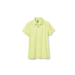 FootJoy Women's Heather Stripe Polo -Cheap The Tee Crest Store footjoy womens heather stripe polo citrus 01 60568.1631901194
