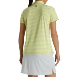 FootJoy Women's Heather Stripe Polo -Cheap The Tee Crest Store footjoy womens heather stripe polo citrus 03 97080.1631901194