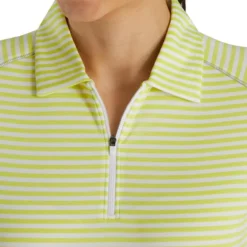 FootJoy Women's Heather Stripe Polo -Cheap The Tee Crest Store footjoy womens heather stripe polo citrus 04 19865.1631901195
