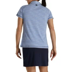 FootJoy Women's Heather Stripe Polo -Cheap The Tee Crest Store footjoy womens heather stripe polo cobalt 03 79249.1631901195