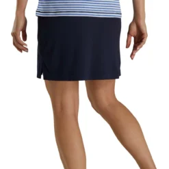 FootJoy Women's Knit Skort -Cheap The Tee Crest Store footjoy womens knit skort navy 03 75119.1673906119
