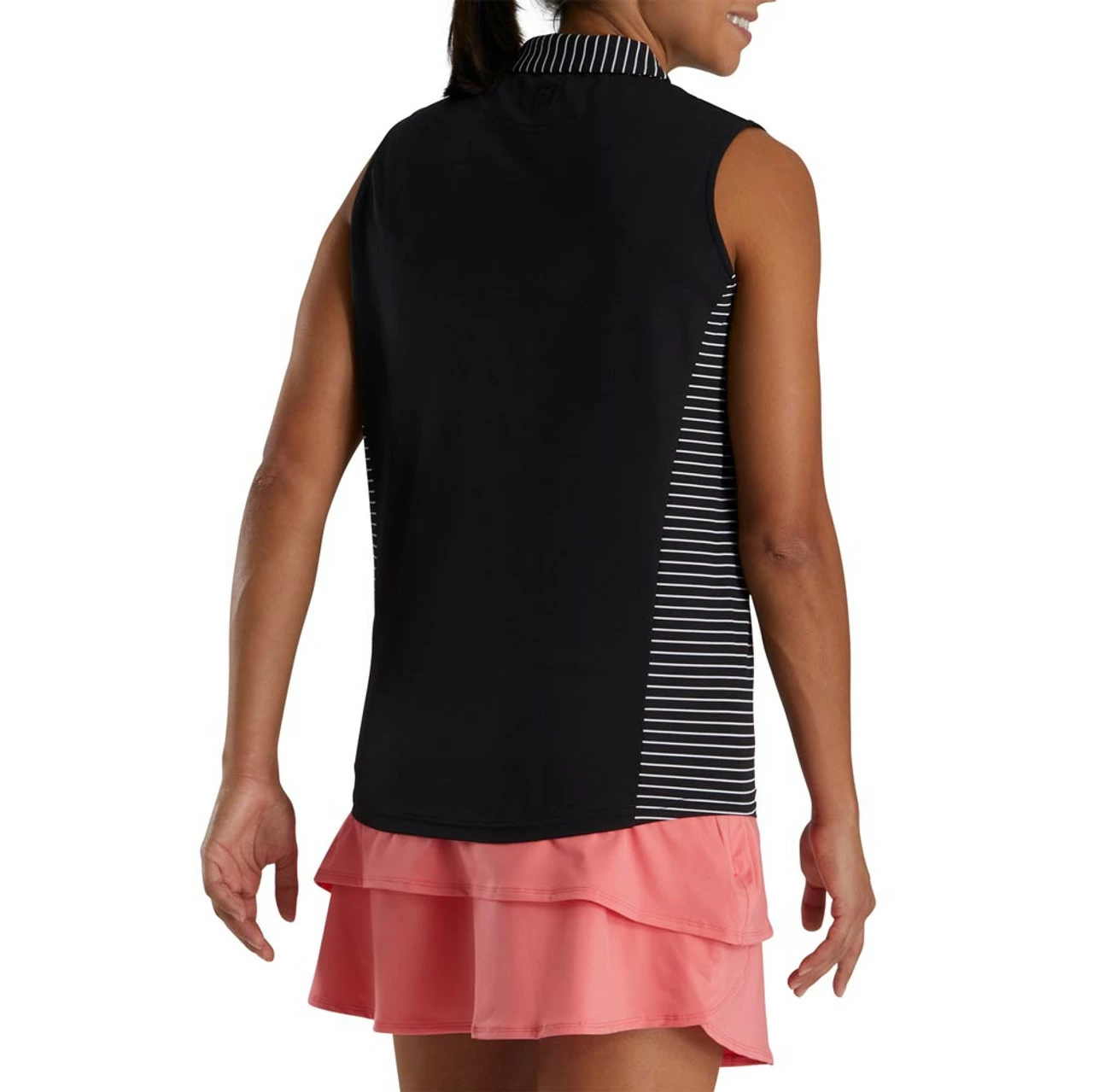 FootJoy Women's Open Placket Sleeveless Polo 5 FootJoy Women's Open Placket Sleeveless Polo - Image 3
