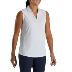 FootJoy Women's Open Placket Sleeveless Polo 27 FootJoy Women's Open Placket Sleeveless Polo -Cheap The Tee Crest Store footjoy womens open placket sleeveless polo white 02 53945.1673285373
