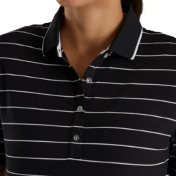 FootJoy Women's Pique Pinstripe Half Sleeve Polo 16 FootJoy Women's Pique Pinstripe Half Sleeve Polo -Cheap The Tee Crest Store footjoy womens pique pinstripe half sleeve polo black 03 46845.1673902489
