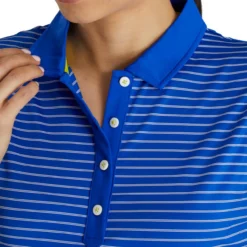 FootJoy Women's Sleeveless Pinstripe Polo -Cheap The Tee Crest Store footjoy womens sleeveless pinstripe polo cobalt 04 34541.1633122943
