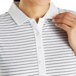 FootJoy Women's Sleeveless Pinstripe Polo -Cheap The Tee Crest Store footjoy womens sleeveless pinstripe polo white 04 81245.1633122943