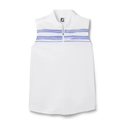 FootJoy Women's Watercolor Block Sleeveless Polo -Cheap The Tee Crest Store footjoy womens watercolor block sleeveless polo white violet 01 17778.1676583571