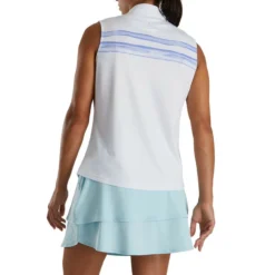 FootJoy Women's Watercolor Block Sleeveless Polo -Cheap The Tee Crest Store footjoy womens watercolor block sleeveless polo white violet 03 10568.1676579694