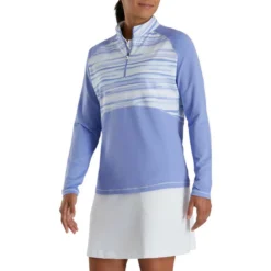 FootJoy Women's Watercolor Half-Zip Mid-Layer -Cheap The Tee Crest Store footjoy womens watercolor half zip mid layer violet 02 39955.1676580726