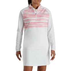 FootJoy Women's Watercolor Half-Zip Mid-Layer -Cheap The Tee Crest Store footjoy womens watercolor half zip mid layer white 02 75951.1676580016