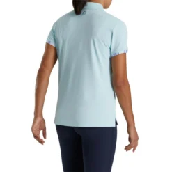 FootJoy Women's Watercolor Trim Polo -Cheap The Tee Crest Store footjoy womens watercolor trim polo sky 03 03257.1676579771