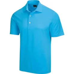 Greg Norman Freedom Micro Pique Polo -Cheap The Tee Crest Store greg norman freedom micro pique polo riviera blue 01 81551.1638564524