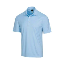 Greg Norman Protek ML75 Microlux Embossed Polo -Cheap The Tee Crest Store greg norman protek ml75 microlux embossed polo coastal blue 01 04133.1673905353