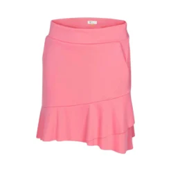 Greg Norman Women's Crossover Flounce Pull-On Skort -Cheap The Tee Crest Store greg norman womens crossover flounce pull on skort coral guava 01 45117.1644351740