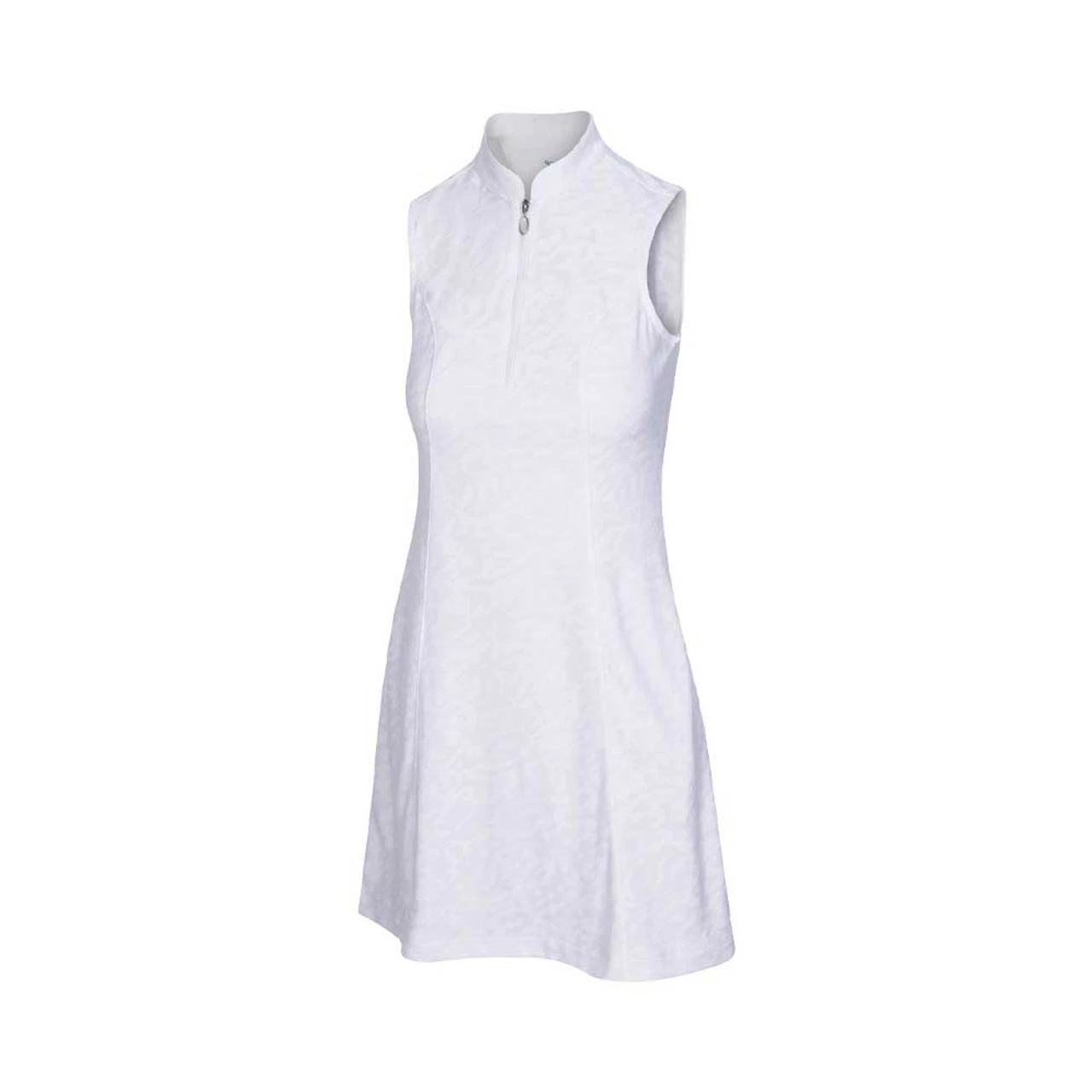 Greg Norman Women's Flare Sleeveless Zip Dress 6 Greg Norman Women's Flare Sleeveless Zip Dress - Image 4