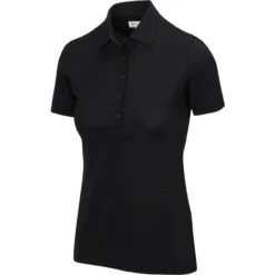 Greg Norman Women's Freedom Micro Pique Short Sleeve Polo -Cheap The Tee Crest Store greg norman womens freedom micro pique short sleeve polo black 01 1 61178.1659043412