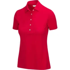 Greg Norman Women's Freedom Micro Pique Short Sleeve Polo -Cheap The Tee Crest Store greg norman womens freedom micro pique short sleeve polo british red 01 09184.1659043413