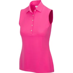 Greg Norman Women's Freedom Micro Pique Sleeveless Polo -Cheap The Tee Crest Store greg norman womens freedom micro pique sleeveless polo paradise 01 69920.1659043420