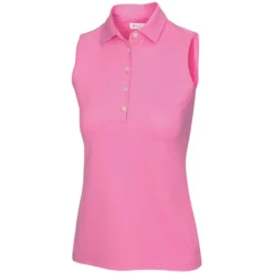 Greg Norman Women's Freedom Micro Pique Sleeveless Polo -Cheap The Tee Crest Store greg norman womens freedom micro pique sleeveless polo primrose 01 21996.1659043420