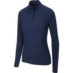 Greg Norman Women's Peached Heather 1/4 Zip -Cheap The Tee Crest Store greg norman womens peached heather 1 4 zip navy heather 01 93420.1633111170