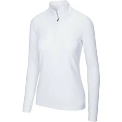 Greg Norman Women's Peached Heather 1/4 Zip -Cheap The Tee Crest Store greg norman womens peached heather 1 4 zip white 01 1 49475.1633111169