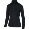 Greg Norman Women's Utility 1/2 Zip Mock -Cheap The Tee Crest Store greg norman womens utility 1 2 zip mock black heather 01 08019.1671482587