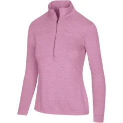 Greg Norman Women's Utility 1/2 Zip Mock -Cheap The Tee Crest Store greg norman womens utility 1 2 zip mock primrose heather 01 24380.1671482601