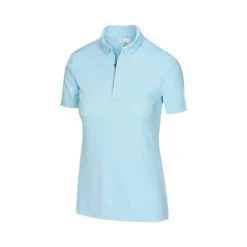 Greg Norman Women's Zip Polo -Cheap The Tee Crest Store greg norman womens zip polo pure aqua 01 35735.1644418951