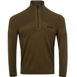 Hugo Boss Zeci 1/2 Zip Sweater -Cheap The Tee Crest Store hugo boss zeci 1 2 zip sweater dark green 01 80539.1636975287
