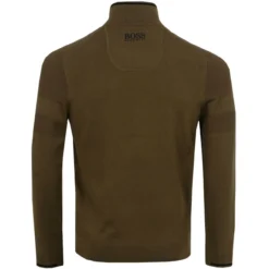 Hugo Boss Zeci 1/2 Zip Sweater -Cheap The Tee Crest Store hugo boss zeci 1 2 zip sweater dark green 02 40125.1636975286