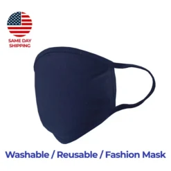 Golfio Washable Navy Fashion Double Layer Fabric Face Mask - 3 Pack Made In USA 8 Golfio Washable Navy Fashion Double Layer Fabric Face Mask - 3 Pack Made In USA -Cheap The Tee Crest Store jjr0010 navy 1 3 53073.1593487340