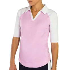 Jofit 1/2 Sleeve Tech Polo - Bloom