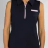 Jofit Sleeveless Pocket Polo - Midnight -Cheap The Tee Crest Store jofit sleeveless pocket polo midnight midnight 01 46527.1633543957