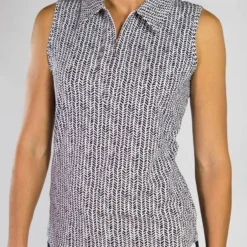 Jofit Sleeveless Polo - Herringbone