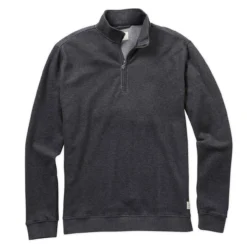 Linksoul Double-Knit 1/4 Zip -Cheap The Tee Crest Store linksoul double knit 1 4 zip black heather 01 17294.1644244992