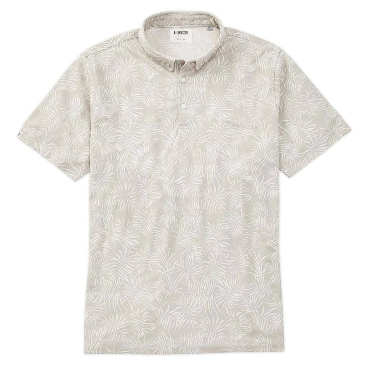 Linksoul Leaflet Print Oxford Polo 3 Linksoul Leaflet Print Oxford Polo