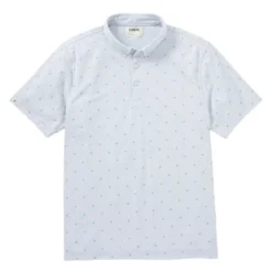 Linksoul Micro Fern Print Oxford Polo -Cheap The Tee Crest Store linksoul micro fern print oxford polo soft sky 01 95222.1676589637