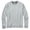 Linksoul Pocket Crewneck Sweatshirt -Cheap The Tee Crest Store linksoul pocket crewneck sweatshirt heather grey 01 81639.1659043210