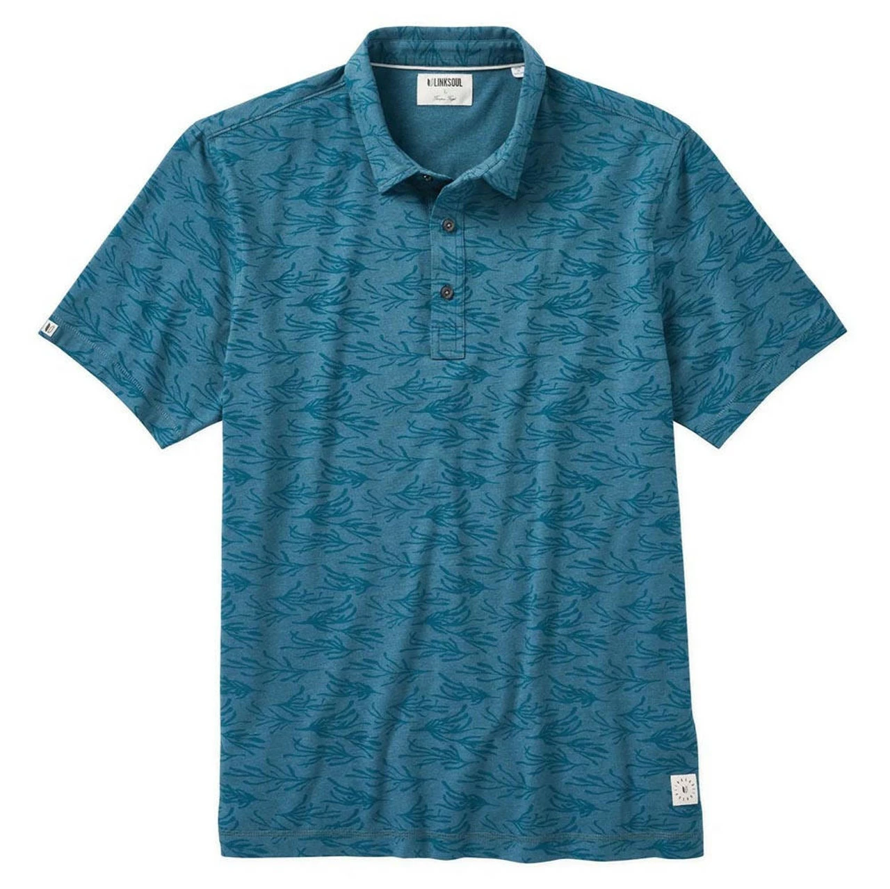 Linksoul Seaweed Print Anza Polo 4 Linksoul Seaweed Print Anza Polo - Image 2