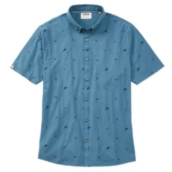 Linksoul Songbird Print Anza Shirt -Cheap The Tee Crest Store linksoul songbird print anza shirt river 01 70308.1676598763