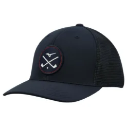 Mizuno Crossed Clubs Meshback Hat -Cheap The Tee Crest Store mizuno crossed clubs meshback hat navy 01 98960.1673904927