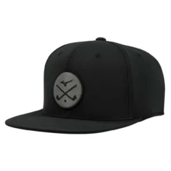Mizuno Crossed Clubs Snapback Hat -Cheap The Tee Crest Store mizuno crossed clubs snapback hat black 01 63607.1671653725