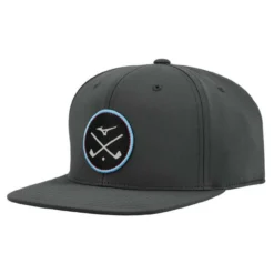 Mizuno Crossed Clubs Snapback Hat -Cheap The Tee Crest Store mizuno crossed clubs snapback hat charcoal 01 37313.1671652092
